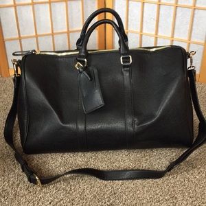 Sole Society NWT weekender duffle bag black